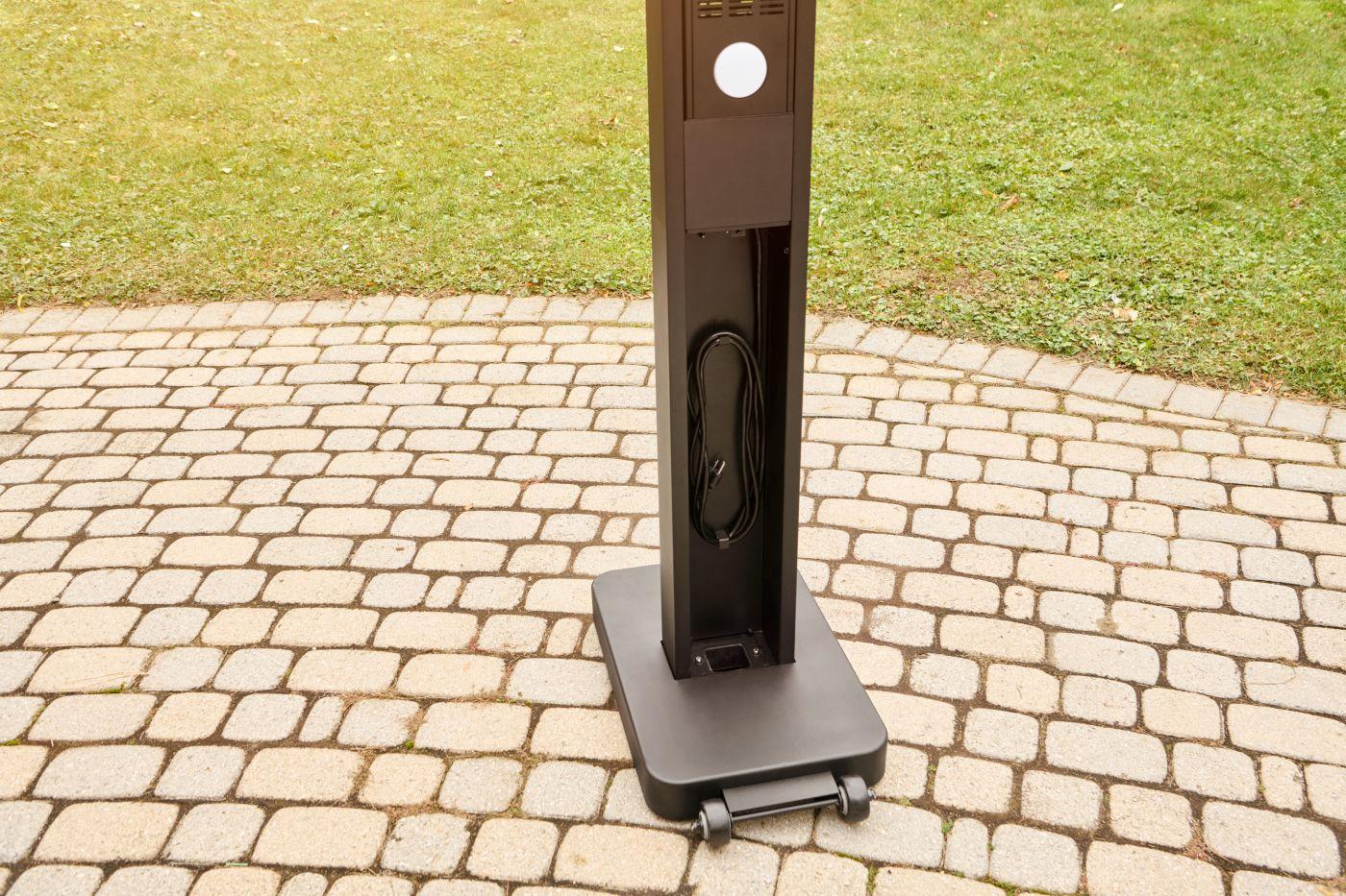 Napoleon Bbq NEOFV80IH Phantom Freestand Outdoor Electric Infrared Heater , Electric, Matte/Matt Black