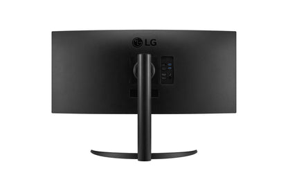 Lg 34WR55QKB 34 Inch UltraWide™ WQHD 1440P HDR 10 100Hz Curved Monitor with USB Type-C