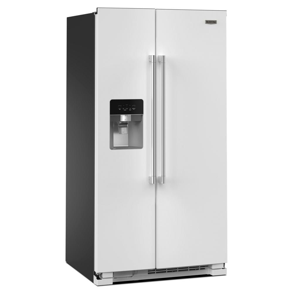 Maytag MRSF4036PW 36-Inch Wide Side-by-Side Refrigerator - 25 Cu. Ft.