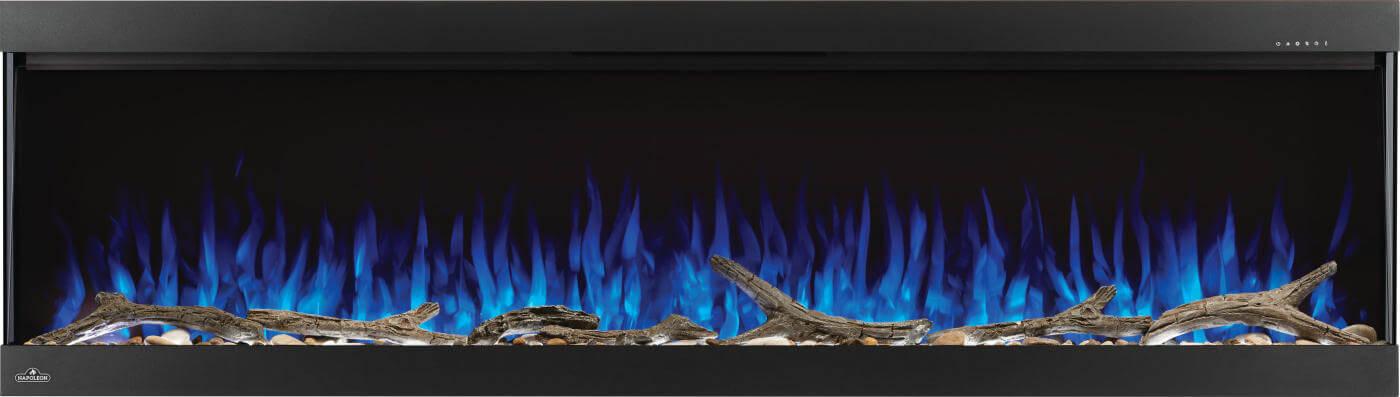 Napoleon Bbq NEFL60H3SV Trivista Pictura 60 Three-Sided Wall Hanging Electric Fireplace