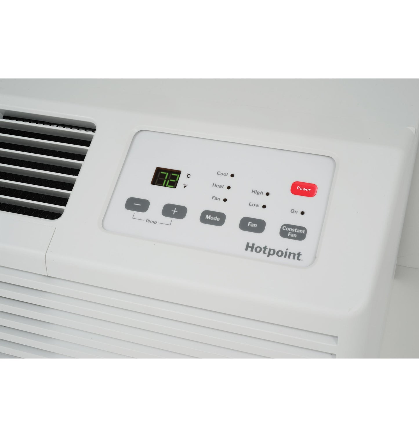AHHS09D3XXA Hotpoint® PTAC Heat Pump with Electric Heat Backup 9,000 BTU, 230/208V, 20amp
