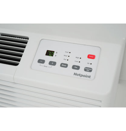 AHHS09D3XXA Hotpoint® PTAC Heat Pump with Electric Heat Backup 9,000 BTU, 230/208V, 20amp