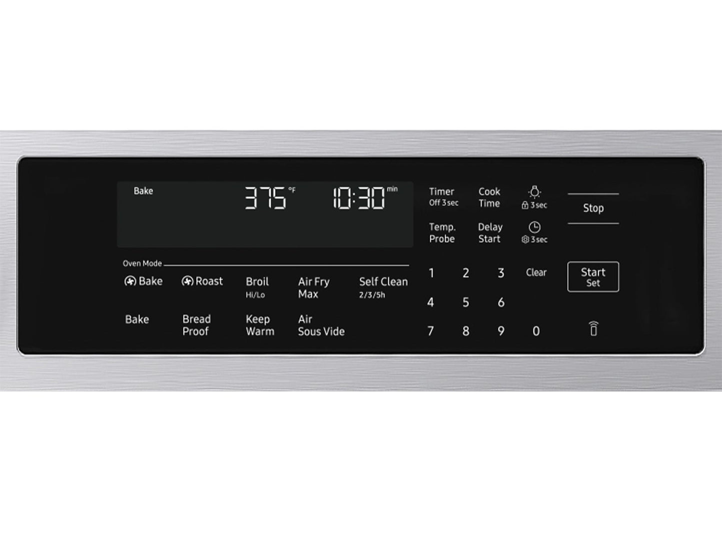 Samsung NSG90H60SR Bespoke Smart Slide-in Gas Range Pro Style Elite Design  Illuminated Knobs  Air Fry Max