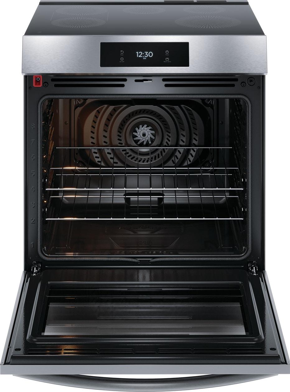 Frigidaire GCFI3060BF 30" Front Control Induction Range with Total Convection