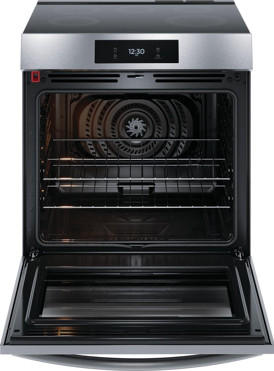 GCFI3060BF Frigidaire Gallery 30" Front Control Induction Range with Total Convection