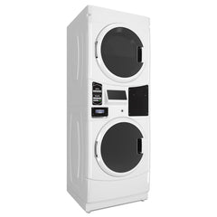 Maytag MLG22PRAWW Commercial Gas Stack Washer/Dryer, Card Reader Ready or Non-Vend