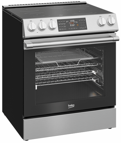 Beko SLER30524SS 30" Slide-InRange