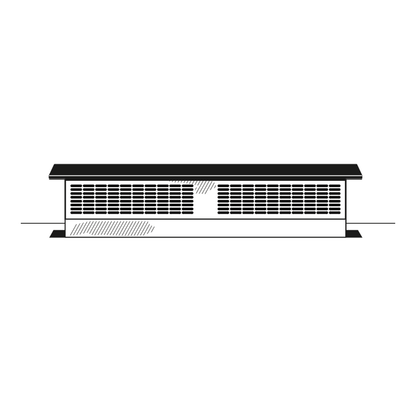 Cafe UVD6361DPBB Universal 36" Telescopic Downdraft System