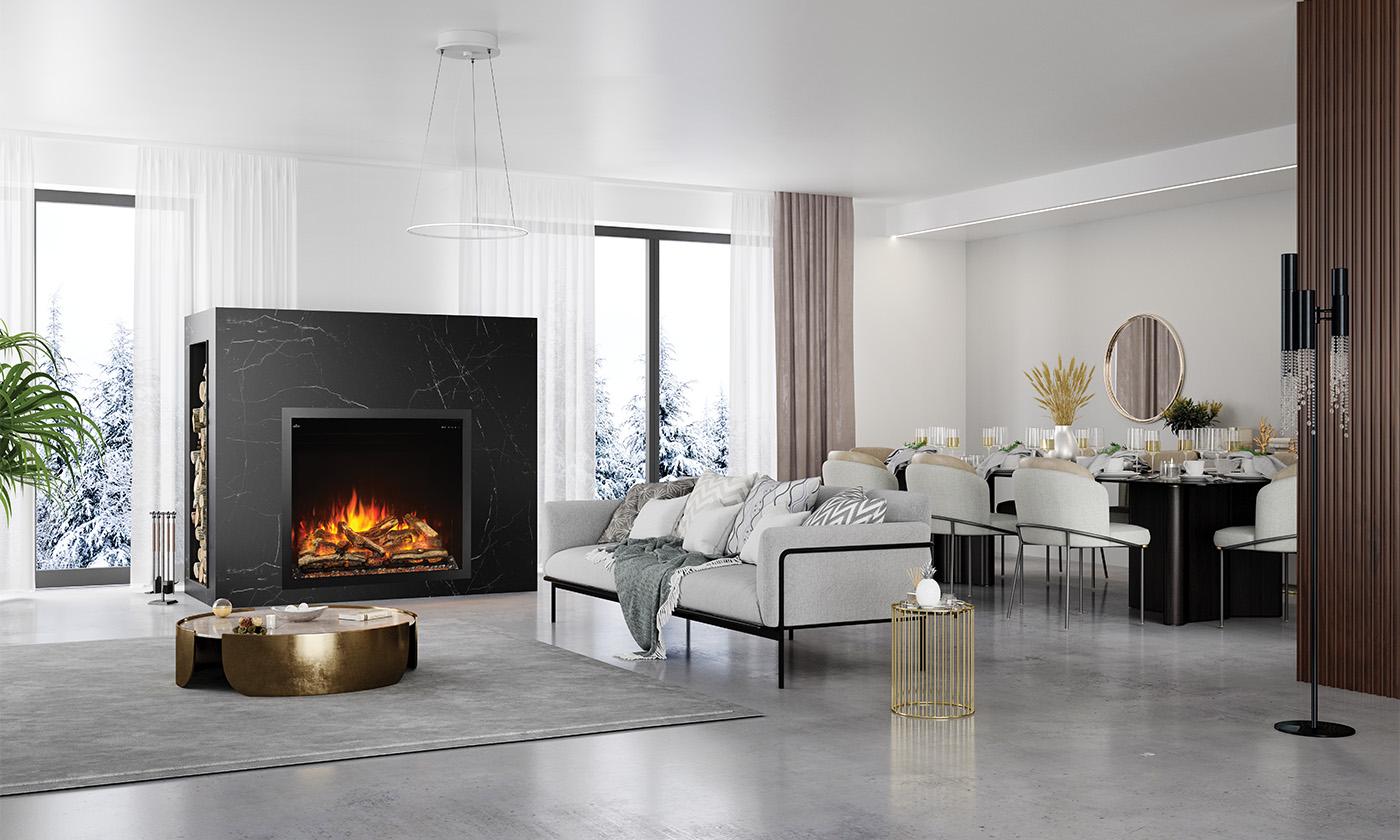 Napoleon Bbq NEFB42HMF Elevation Electric 42 Built-in Electric Fireplace