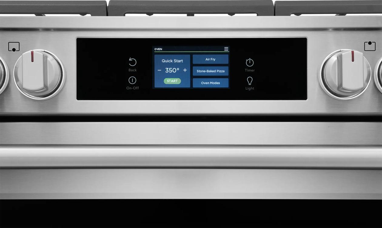 Frigidaire PCFG3085BF 30" Gas Range with Stone-Baked Pizza