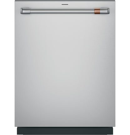 Cafe CDT888P2VS1 CAF(EBACK)™ CustomFit ENERGY STAR Stainless Interior Smart Dishwasher with Ultra Wash Top Rack and Dual Convection Ultra Dry, LED Lights, 39 dBA