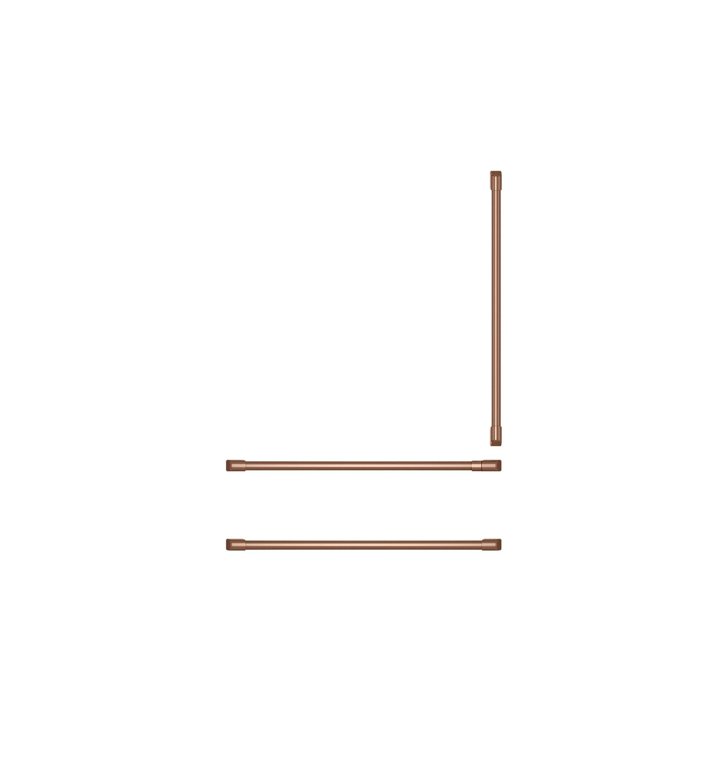 Cafe CXSB3H3PVCU CAF(EBACK)™ Refrigeration Handle Kit - Brushed Copper