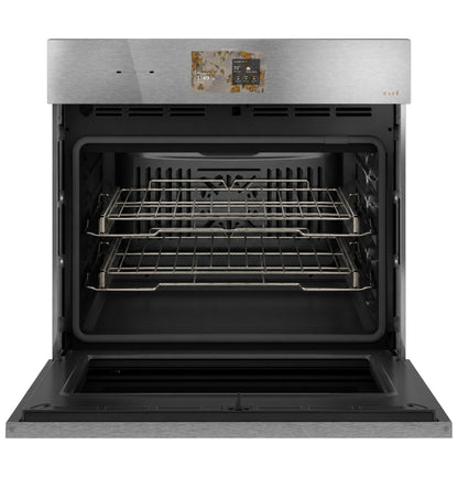 Cafe CTS90DM2ZS5 CAF(EBACK)™ 30" Smart Built-In Convection Single Wall Oven in Platinum Glass