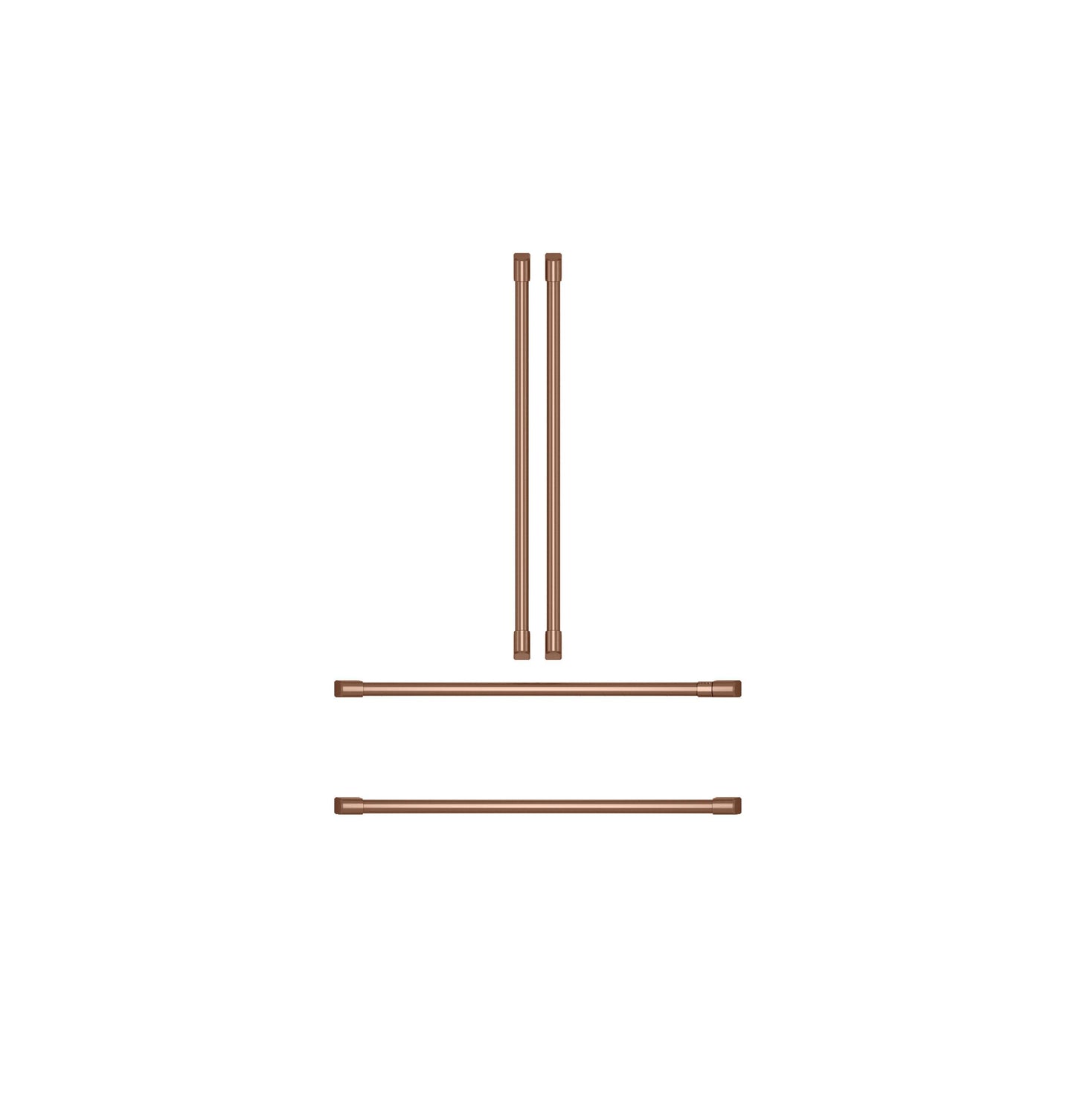 Cafe CXSB4H4PVCU CAF(EBACK)™ Refrigeration Handle Kit - Brushed Copper