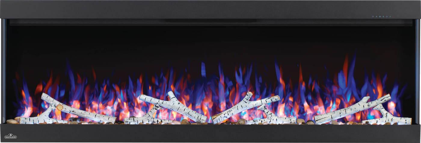 Napoleon Bbq NEFL50H3SV Trivista Pictura 50 Three-Sided Wall Hanging Electric Fireplace