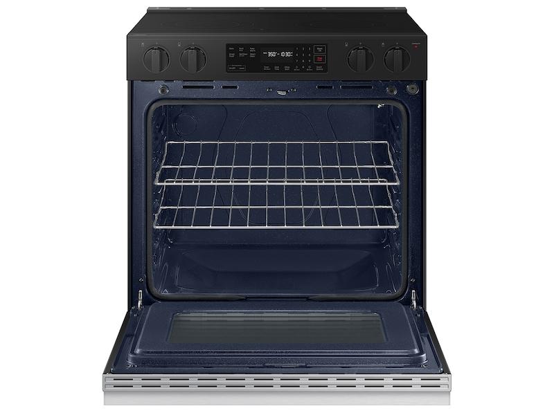 Samsung Bespoke 6.3 cu. ft. Smart Slide-In Electric Range with Precision Knobs in Stainless Steel
