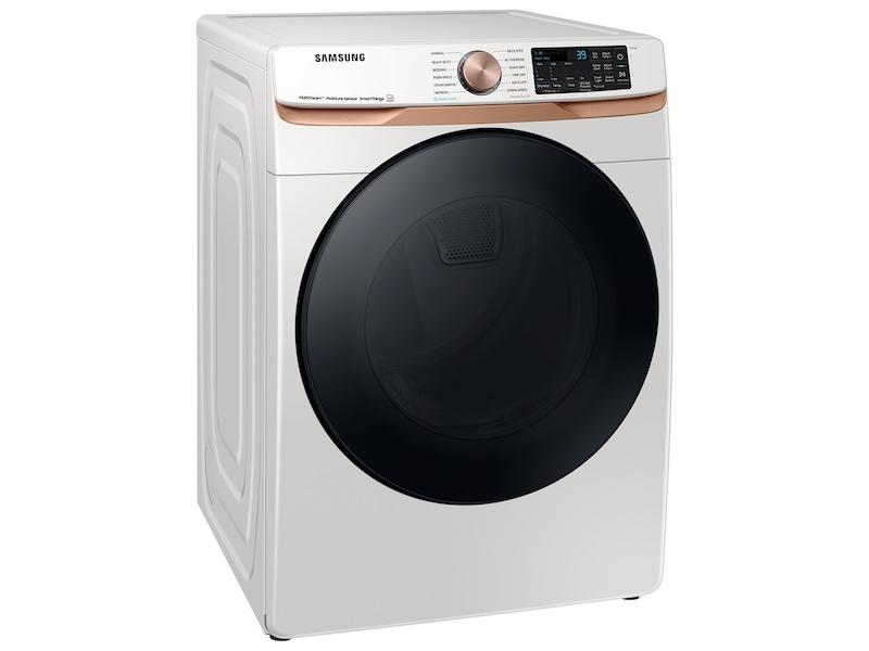 Samsung DVE50BG8300E 7.5 cu. ft. Smart Electric Dryer with Steam Sanitize+ and Sensor Dry in Ivory