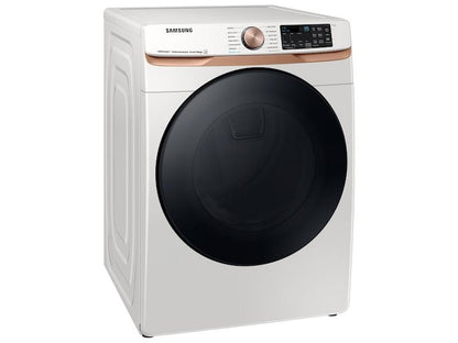 Samsung DVE50BG8300E 7.5 cu. ft. Smart Electric Dryer with Steam Sanitize+ and Sensor Dry in Ivory