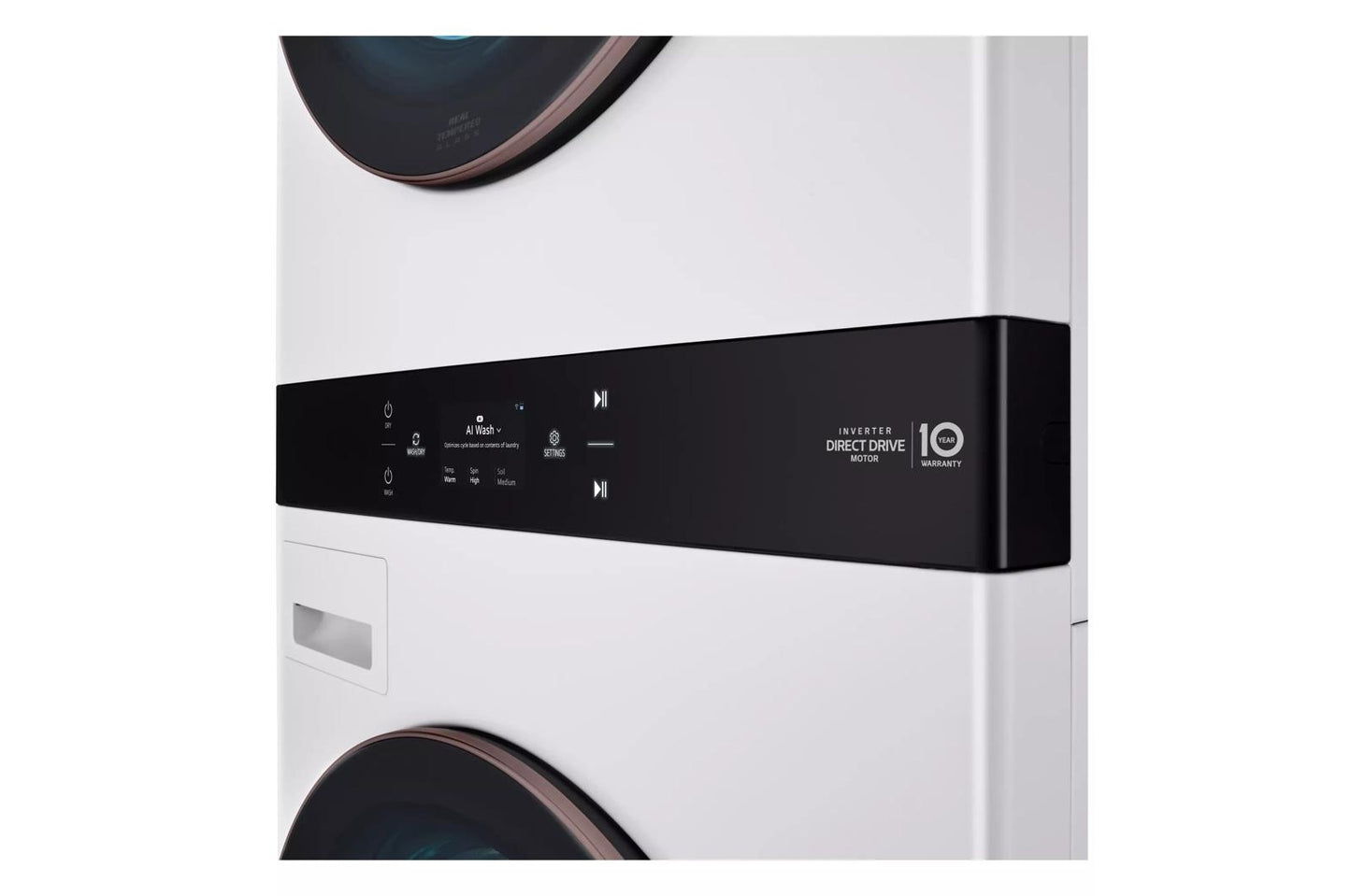 SWWG50W4 LG STUDIO WashTower™ with 5.0 cu. ft. Washer & 7.4 cu. ft. Dryer - Essence White