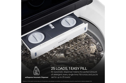 Lg WT8600CW 5.5 cu. ft. Mega Capacity Top Load Washer with TurboWash™ Washer with Steam, ezDipense, Wi-Fi Connectivity, White