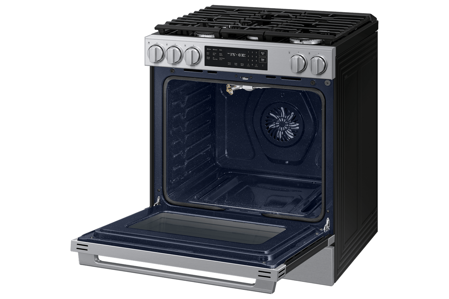 Samsung NSG80H60SR Bespoke Smart Slide-in Gas Range Pro Style Design  Air Fry Max  True Convection