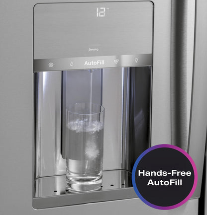 PXD22BYPFS GE Profile™ 22.4 Cu. Ft. Smart Counter-Depth Fingerprint Resistant 4-Door French-Door Refrigerator with Door In Door