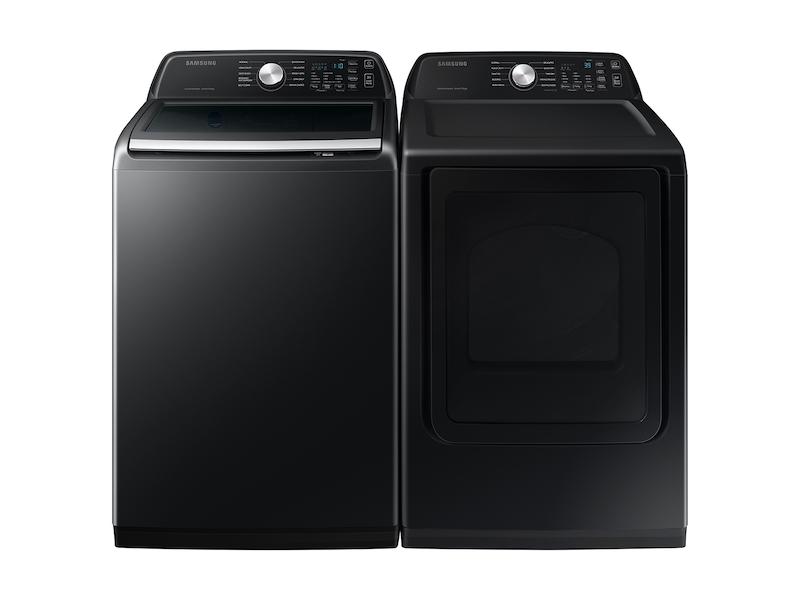 Samsung DVE47CG3500VA3 7.4 cu. ft. Smart Electric Dryer with Sensor Dry in Brushed Black