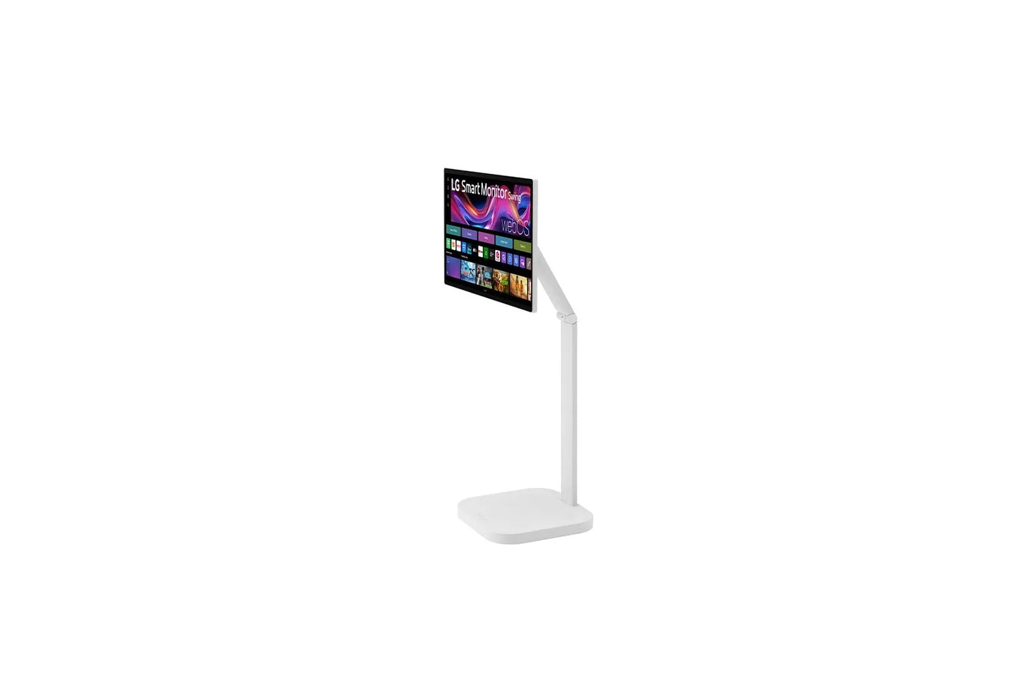 Lg 32U889SA 31.5" 4K UHD IPS Touch Screen Smart Monitor Swing with Rolling Stand, webOS