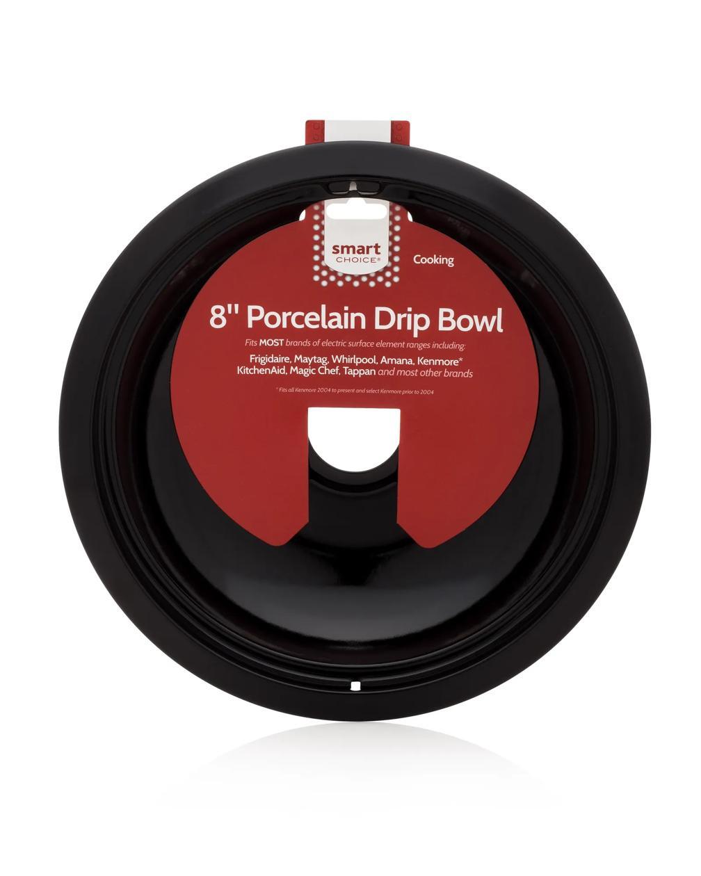 Electrolux L304431003 8" Black Porcelain Drip Bowl, Fits Most