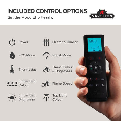 Napoleon Bbq NEFL62AB Astound 62 FlexMount Electric Fireplace