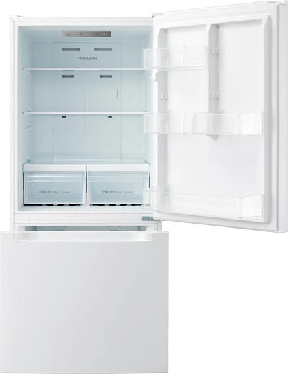 Frigidaire FRBE1925AW 19 Cu. Ft. Standard-Depth Bottom Freezer Refrigerator