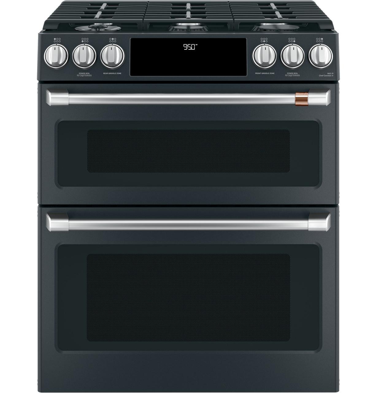 Cafe CXFCGHKPMSS CAF(EBACK)™ Front Control Gas Knobs and Handles - Brushed Stainless