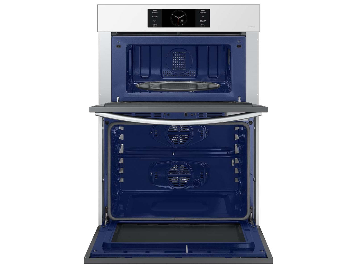 Samsung NQ70CB700D12 Bespoke Combi Wall Oven Dual Convection  Air Fry  1.9 cu.ft. & 5.1 cu.ft.