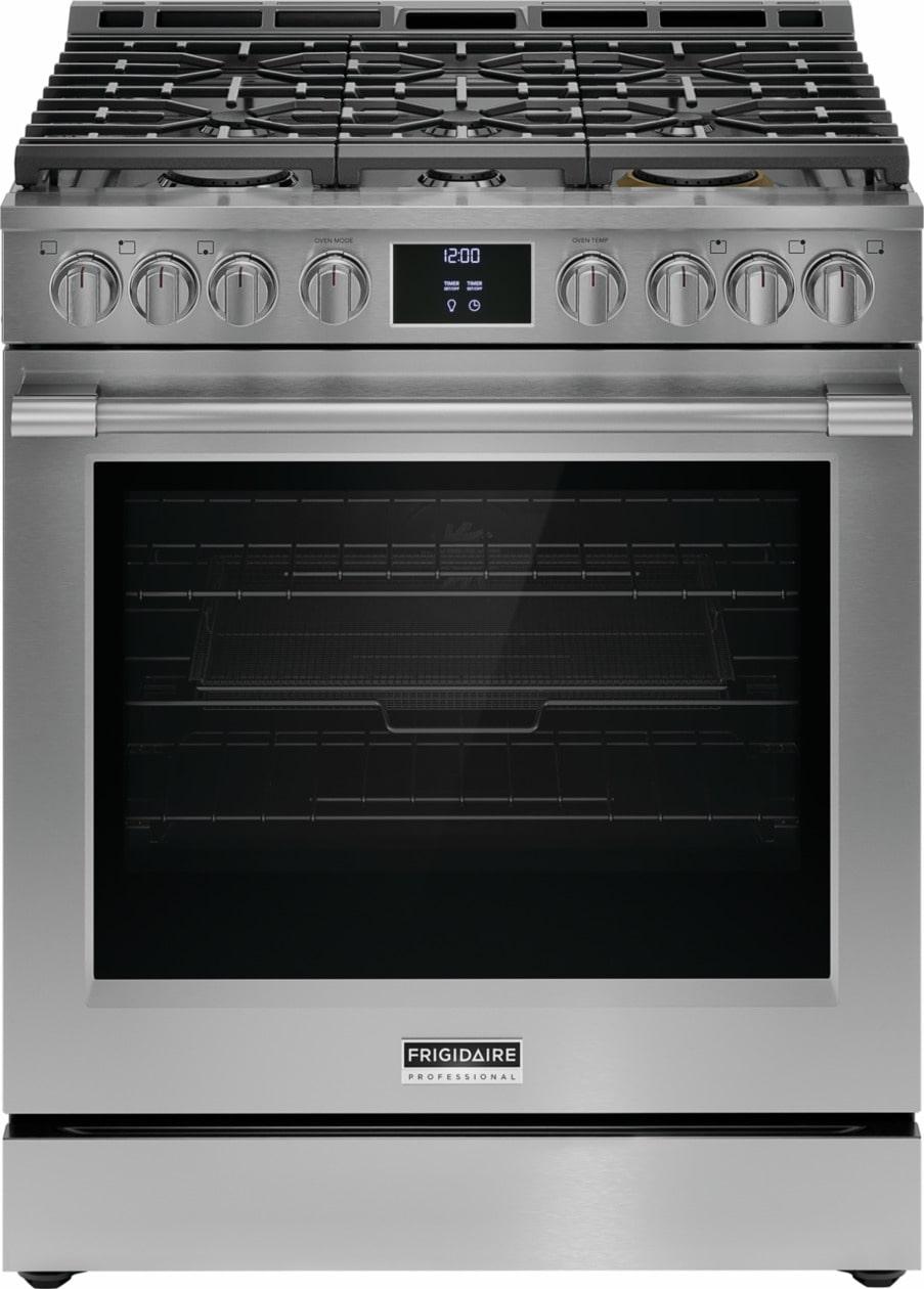 Frigidaire Professional 30" Gas Range with No Preheat and Air Fry