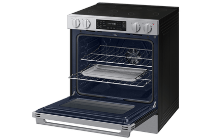 Samsung NSE70H63SR Bespoke Smart Slide-in Electric Range Pro Style Design  Air Fry Max  Precision Knobs