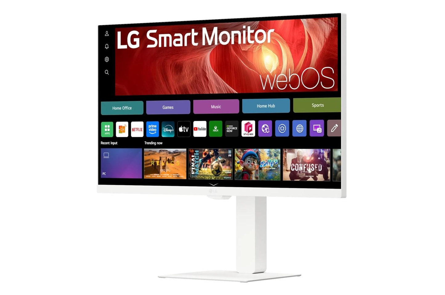 Lg 27U730SAW 27 Inch 4K UHD webOS Smart Monitor with USB Type-C PD 65W