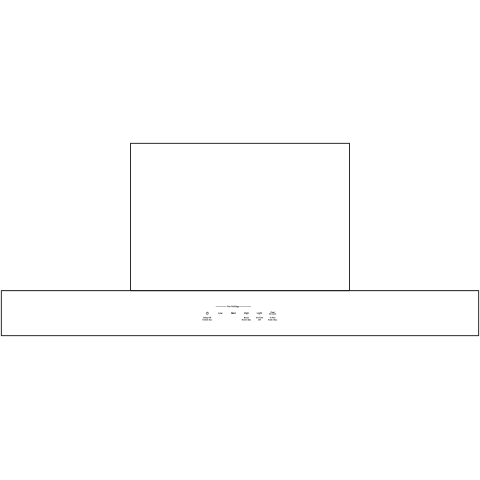 Cafe UVW8301SLSS 30" Designer Wall Mount Hood w/ Dimmable LED Lighting