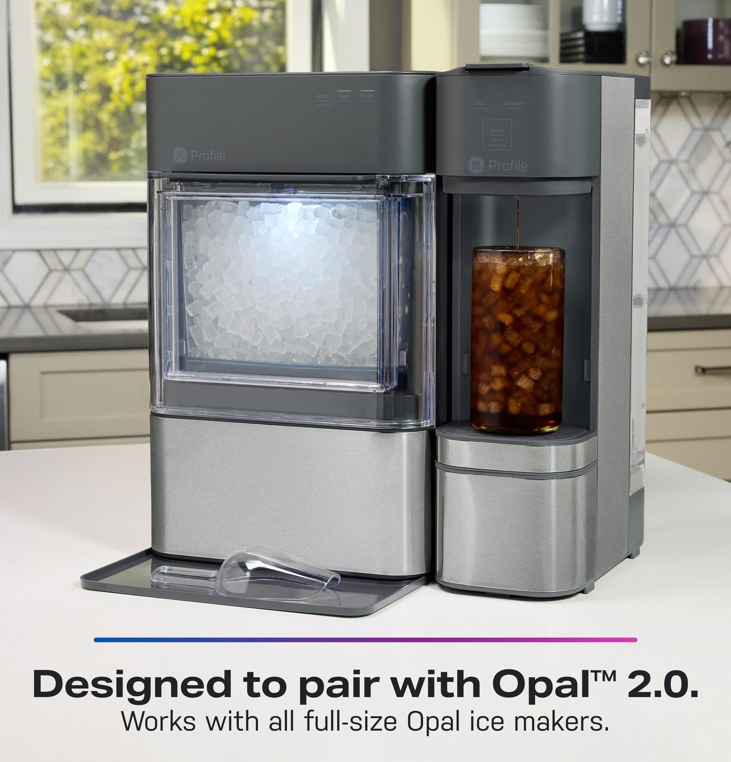 P7PLBTAZSG GE Profile™ Brewpal™ Coffee Maker designed for Opal™