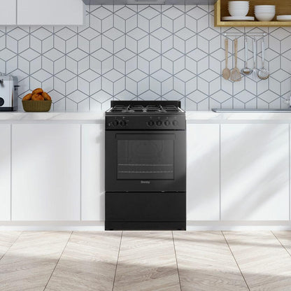 DR24V1BGLP Danby 24" Wide Gas Range in Black