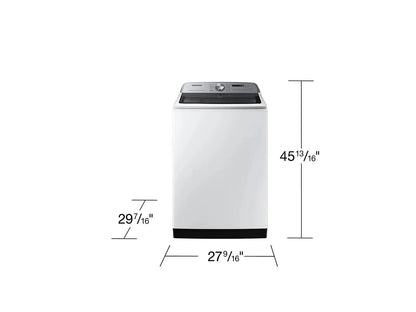 Samsung WA54CG7105AW Top Load Washer ActiveWave™ Agitator  Super Speed Wash  5.4 cu. ft