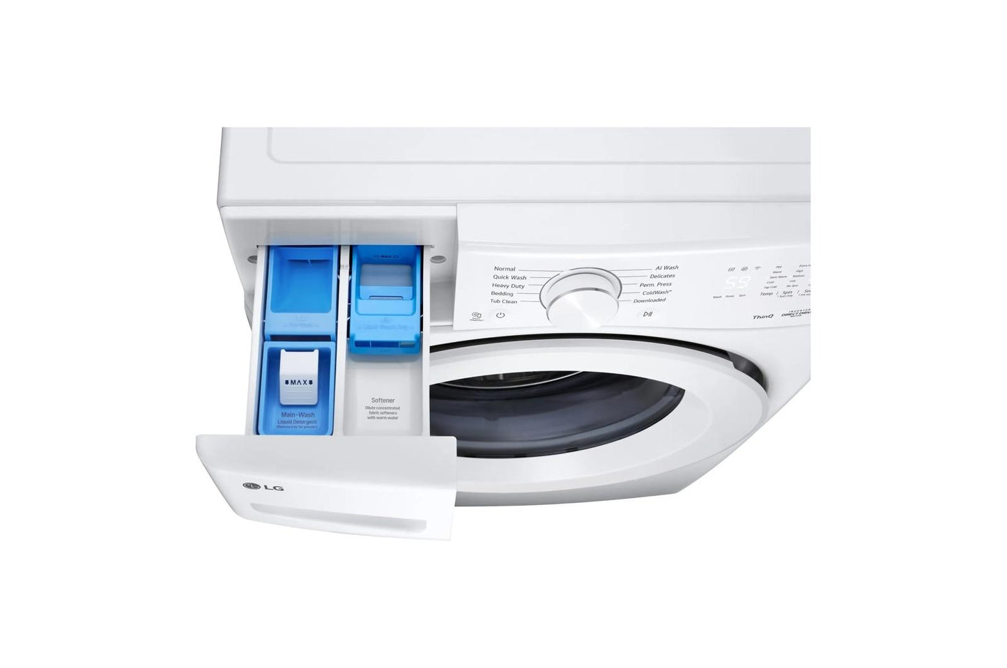 Lg WM3420CW 4.5 cu. ft. Ultra Large Capacity Smart Front Load Washer