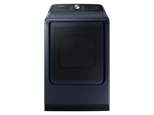 Samsung DVE54CG7150D 7.4 cu. ft. Smart Electric Dryer with Pet Care Dry and Steam Sanitize+ in Brushed Navy