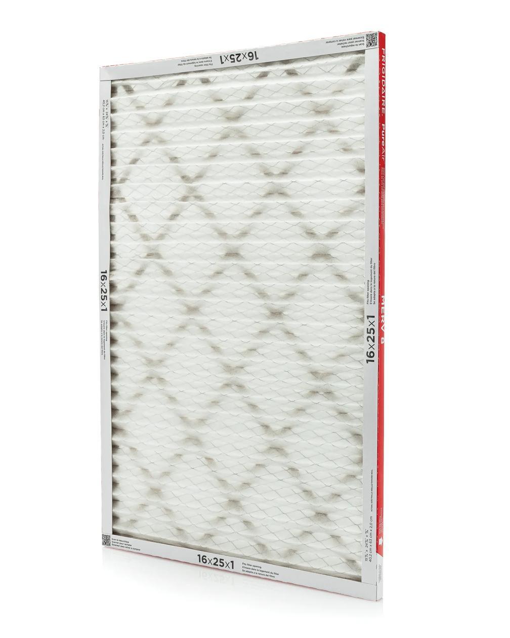 Frigidaire HVAC162586 PureAir® 16" x 25" x 1" MERV 8 Allergen Air Filter - 6 Pack