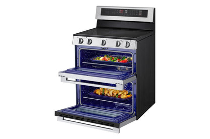 Lg LDEL7324YE 7.3 cu. ft. Smart Electric Double Oven Freestanding Range with ProBake Convection®, Air Fry & Air Sous Vide