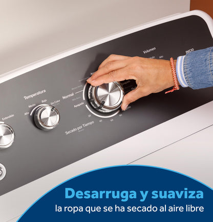 ETD48EASWWB GE® 7.2 cu. ft. Capacity Electric Dryer with Spanish Panel and Up To 120 ft. Venting