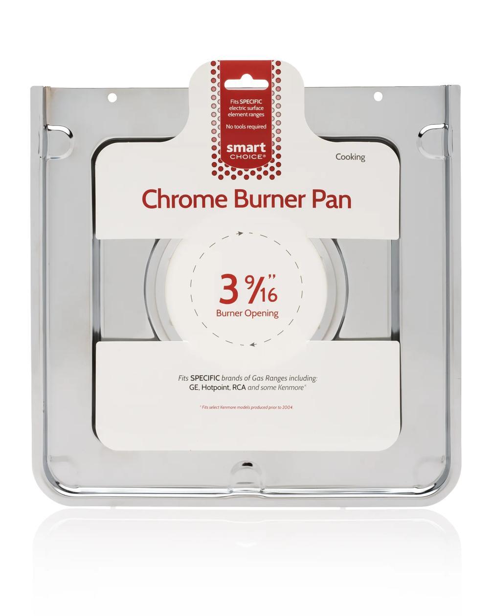 Electrolux L304431027 Square Chrome Burner Pan, Fits Specific