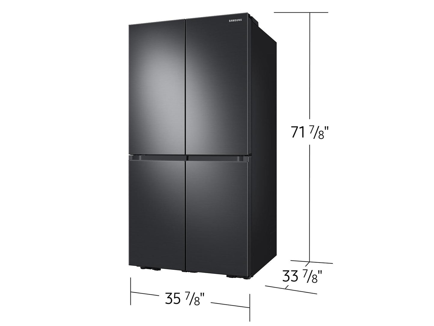 Samsung RF29A9671SG 29 cu. ft. Smart 4-Door Flex™ Refrigerator with Beverage Center and Dual Ice Maker in Black Stainless Steel