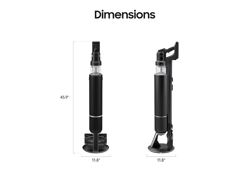Samsung VS28C9762UK Bespoke Jet™ AI Cordless Stick Vacuum with All-in-One Clean Station® in Satin Black