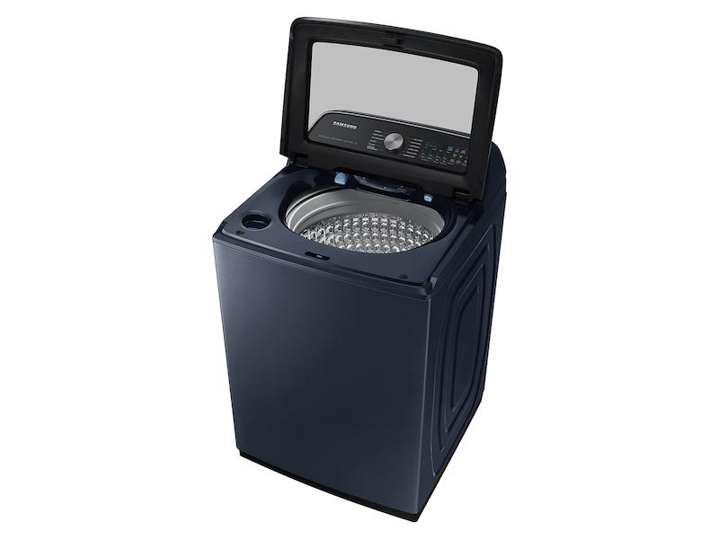 Samsung 5.4 cu. ft. Smart Top Load Washer with Pet Care Solution and Super Speed Wash in Brushed Navy