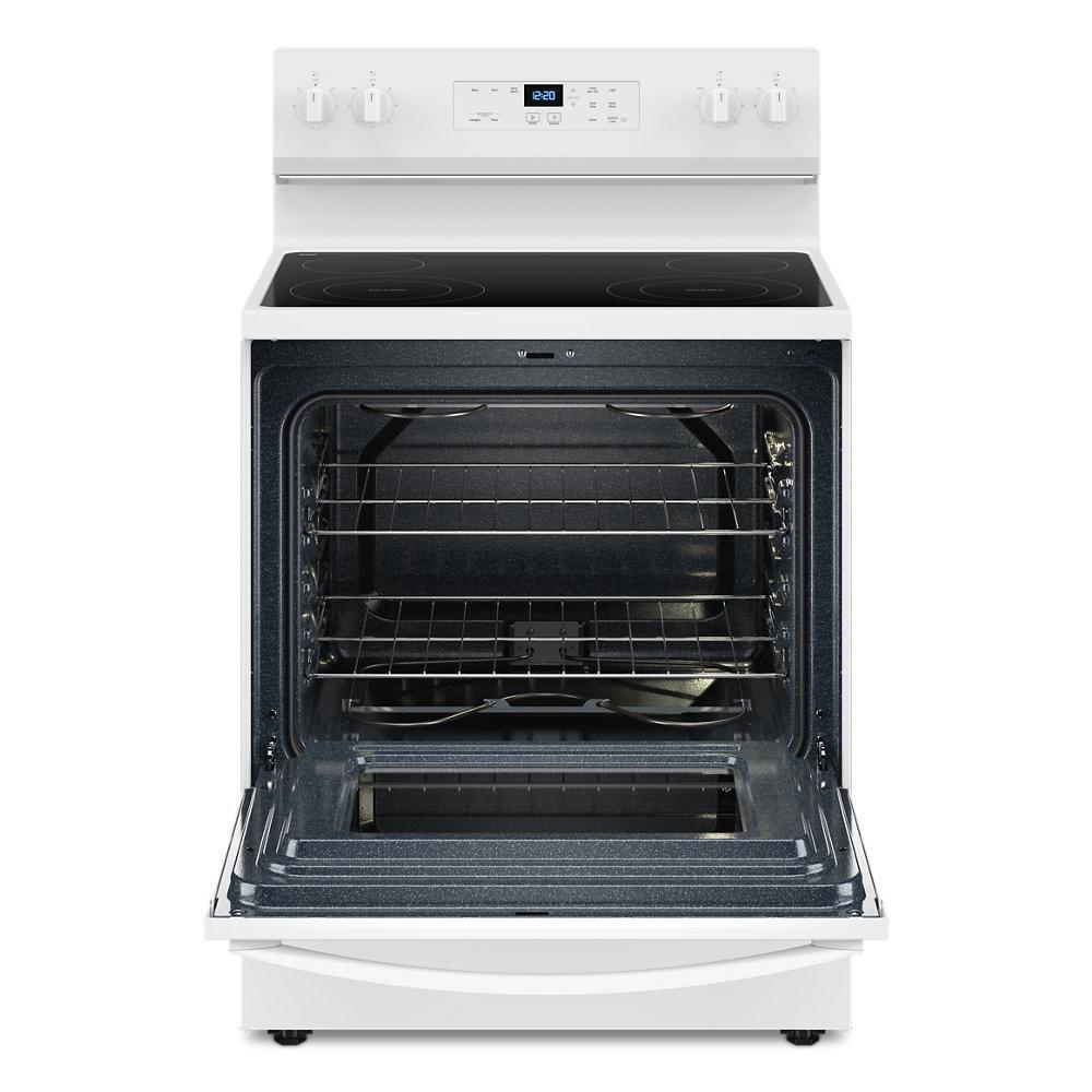 Whirlpool WFES3030RW 30-inch Electric Range with No Preheat Mode